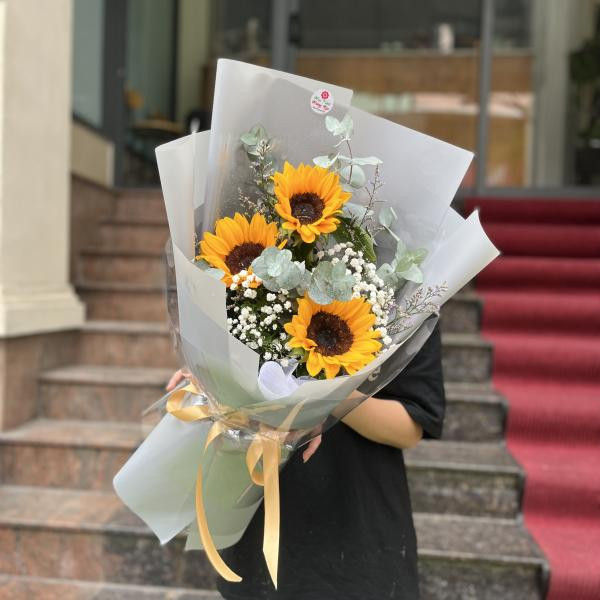 Bó hoa hướng dương tặng tốt nghiệp giá rẻ 4