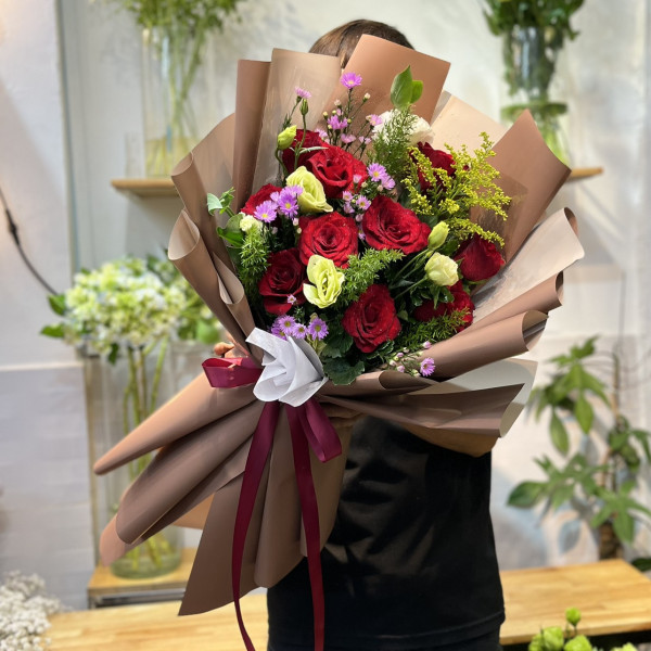 Bó hồng đỏ tặng sinh nhật sếp nữ 5